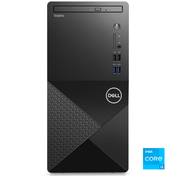 ‌PC DELL Vostro DT 3910/I3-12100/4GB Ram/1TB HDD/DVD/DOS/DPI-HDMI/WIFI