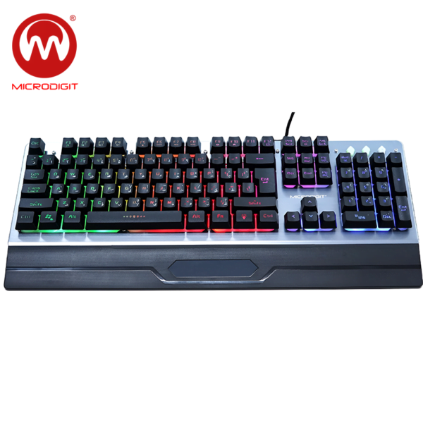 Keyboard Microdigit Md1007Gk Led Gaming‌ كيبورد‌