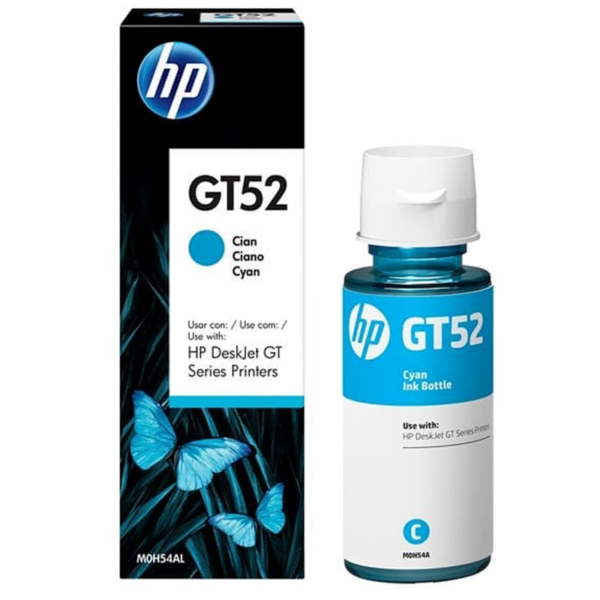 ‌HP GT52 Cyan‌ Inkjet Cartridge MOH54AA‌حبر طابعة اصلي ازرق‌ ‌‌‌‌