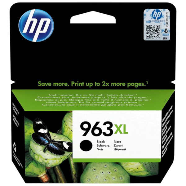 ‌HP 963XL High Yield Black Original Ink Cartridge 3JA30AE‌حبر طابعة اصلي اسود‌ ‌