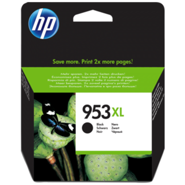 ‌ HP 953XL High Yield Black Original Ink Cartridge L0S70AEحبر طابعة اسود‌‌‌‌