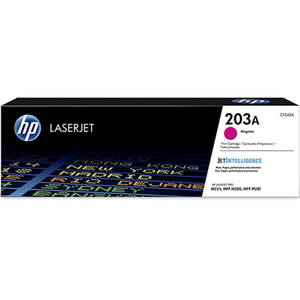 ‌HP 203A Magenta Original LaserJet Toner Cartridge CF543A‌حبر ليزر اصلي احمر‌ ‌