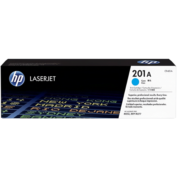 ‌HP 201A Cyan Original LaserJet Toner Cartridge CF401A‌حبر ليزر اصلي ازرق‌ ‌
