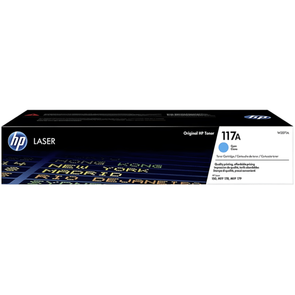‌HP 117A Cyan Original LaserJet Toner W2071A‌حبر ليزر اصلي ازرق ‌ ‌