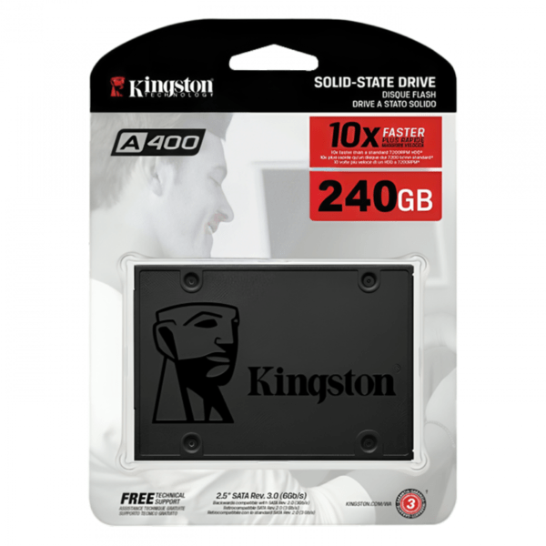 ‌‌ SSD 10X FASTER KINGSTONE SSD 240GB 2.5" A400 10X‌‌