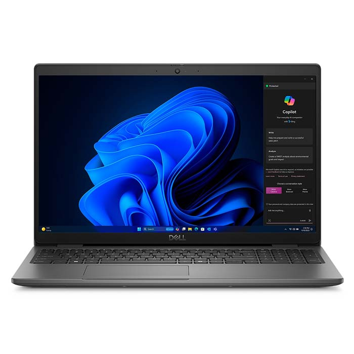 Laptop Dell Latitude 3550 Intel Core i7-1355U Processor, 8GB Ram, 512GB SSD M.2, Intel UHD Graphics, 15.6-inch Full HD Display 1920x1080, Free Dos - Black