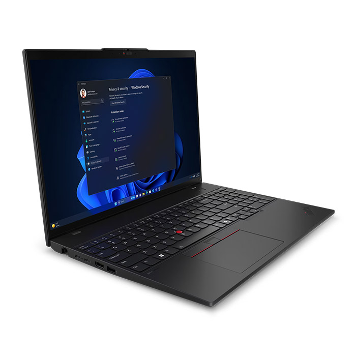 ⁦Laptop Lenovo ThinkPad L16 Intel Core Ultra 7-155U Processor, 16GB Ram, 512GB SSD M.2, Intel Graphics, 16-inch WUXGA Display 1920x1200 IPS, Windows 11 Professional - Black⁩ - الصورة ⁦2⁩